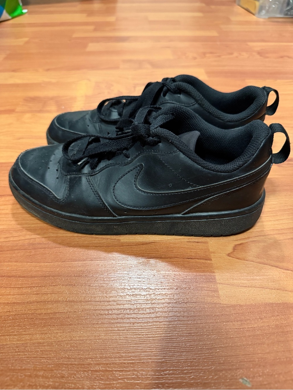 Nike Kids All-Black Low-Top Sneakers